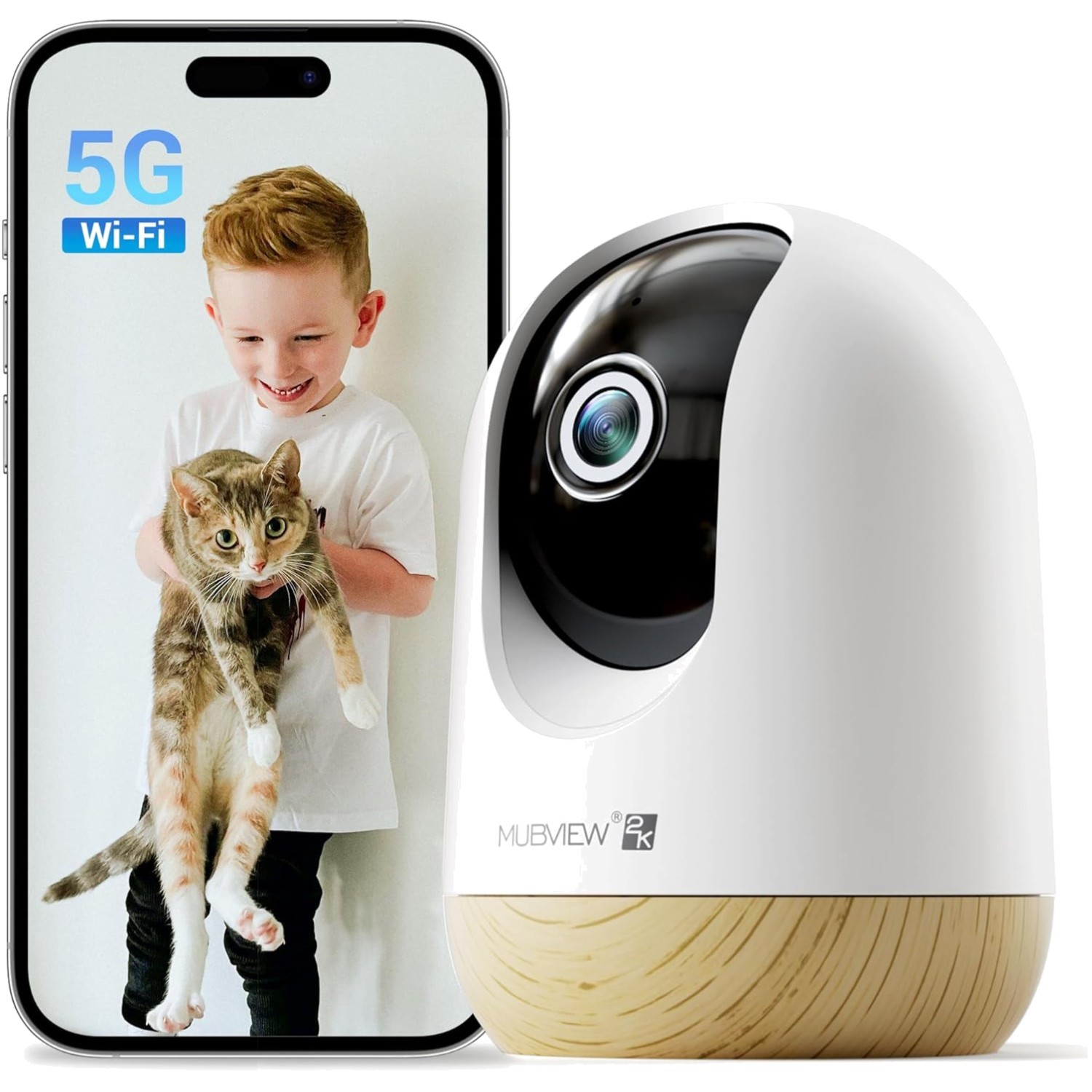 Smart Indoor WiFi Camera with Cloud Storage & Two-Way Talk – Ideal for Nursery