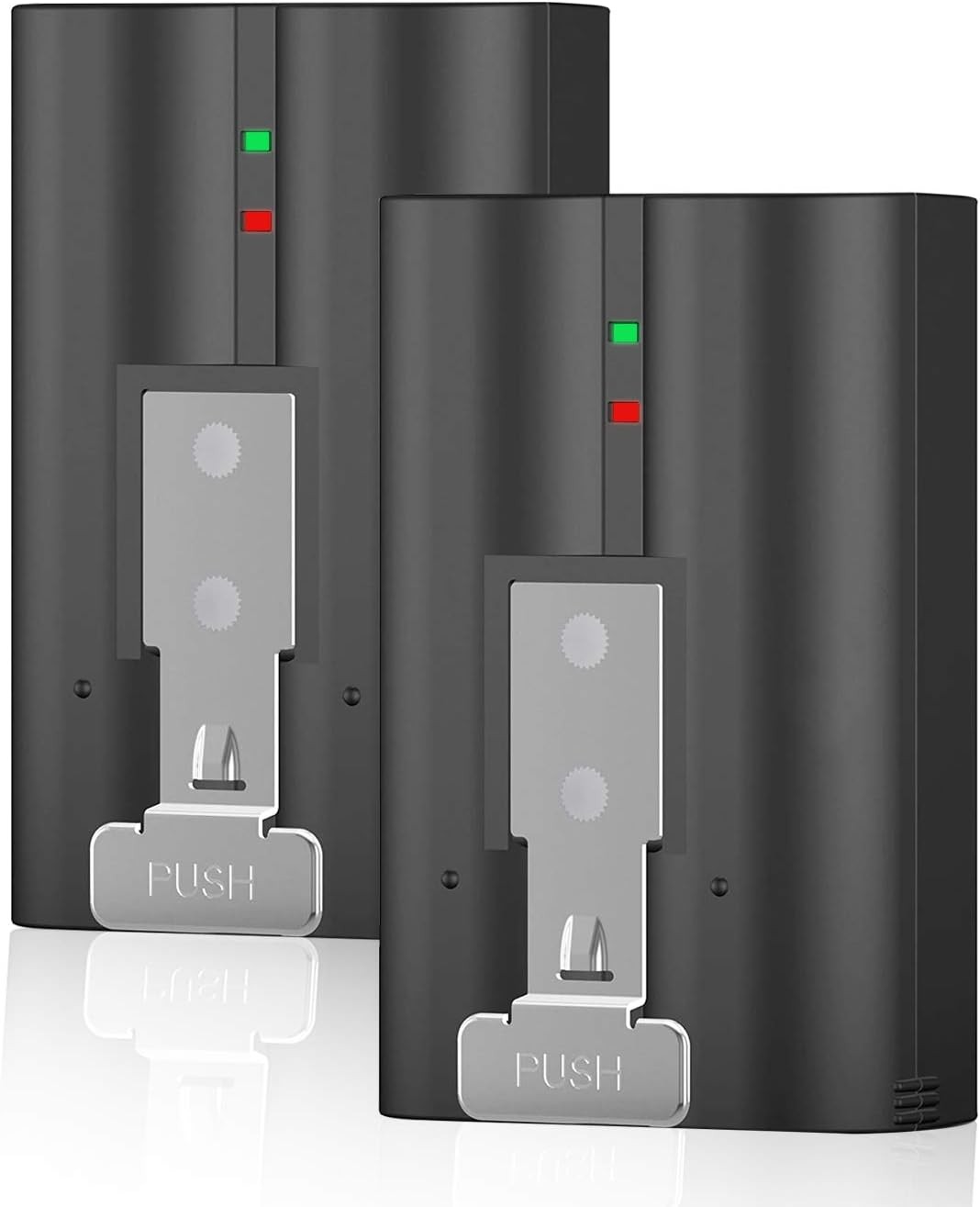 2 Pack 7200mAh Rechargeable Battery and Charger Station for Ring Doorbell 2/3/4