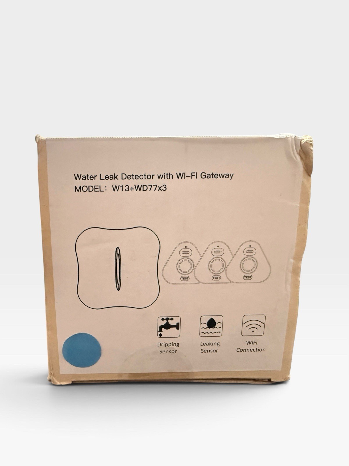 Smart Water Leak Detector with App Alerts & 120dB Alarm – 4 Sensors & Gateway