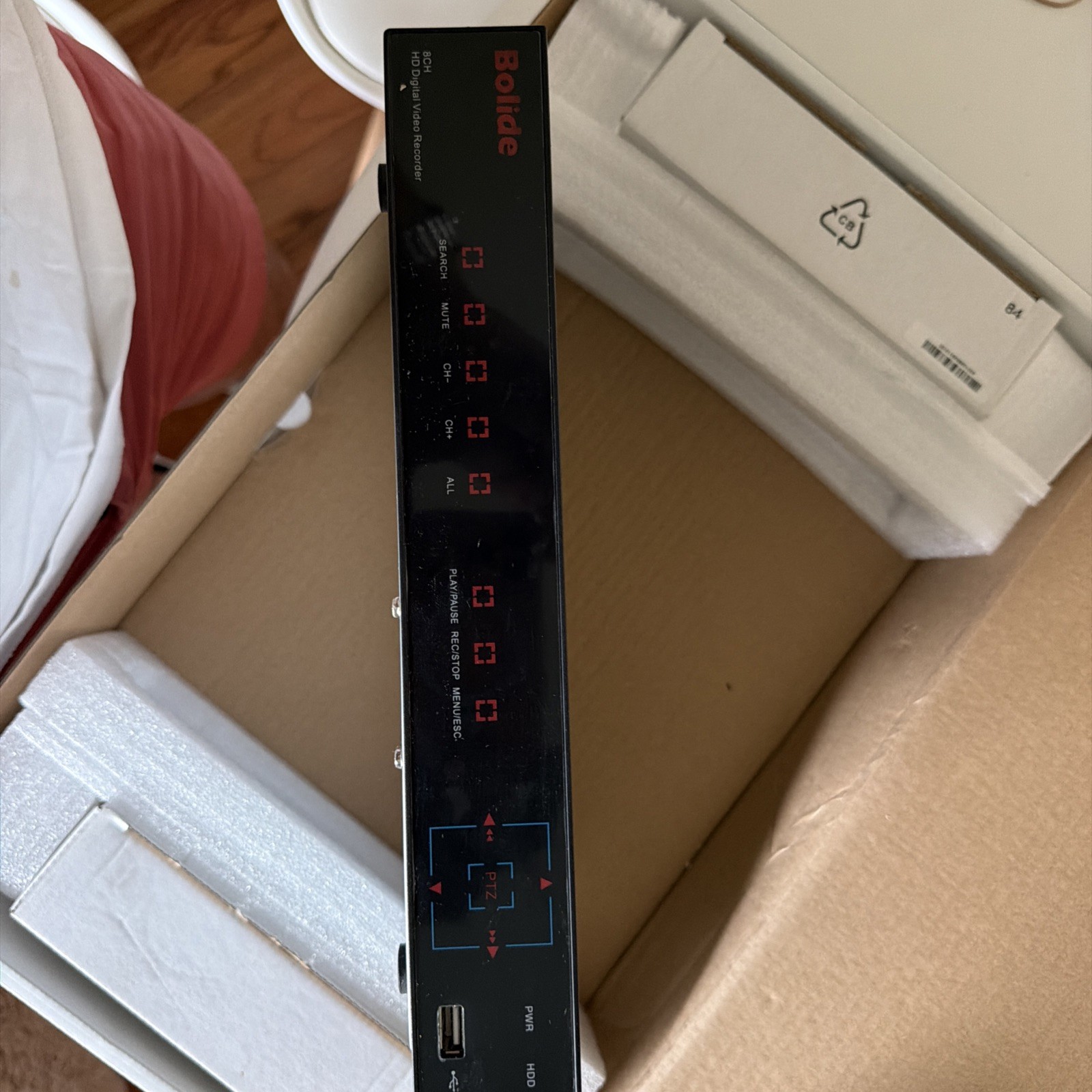 W Box Technologies H.264+ 1080P- 2TB – 16-Channel Analog HD DVR – Black