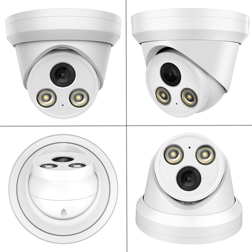 NEW VIKYLIN HD 5MP Dual light Smart Color Light MIC POE Security IP Camera Onvif