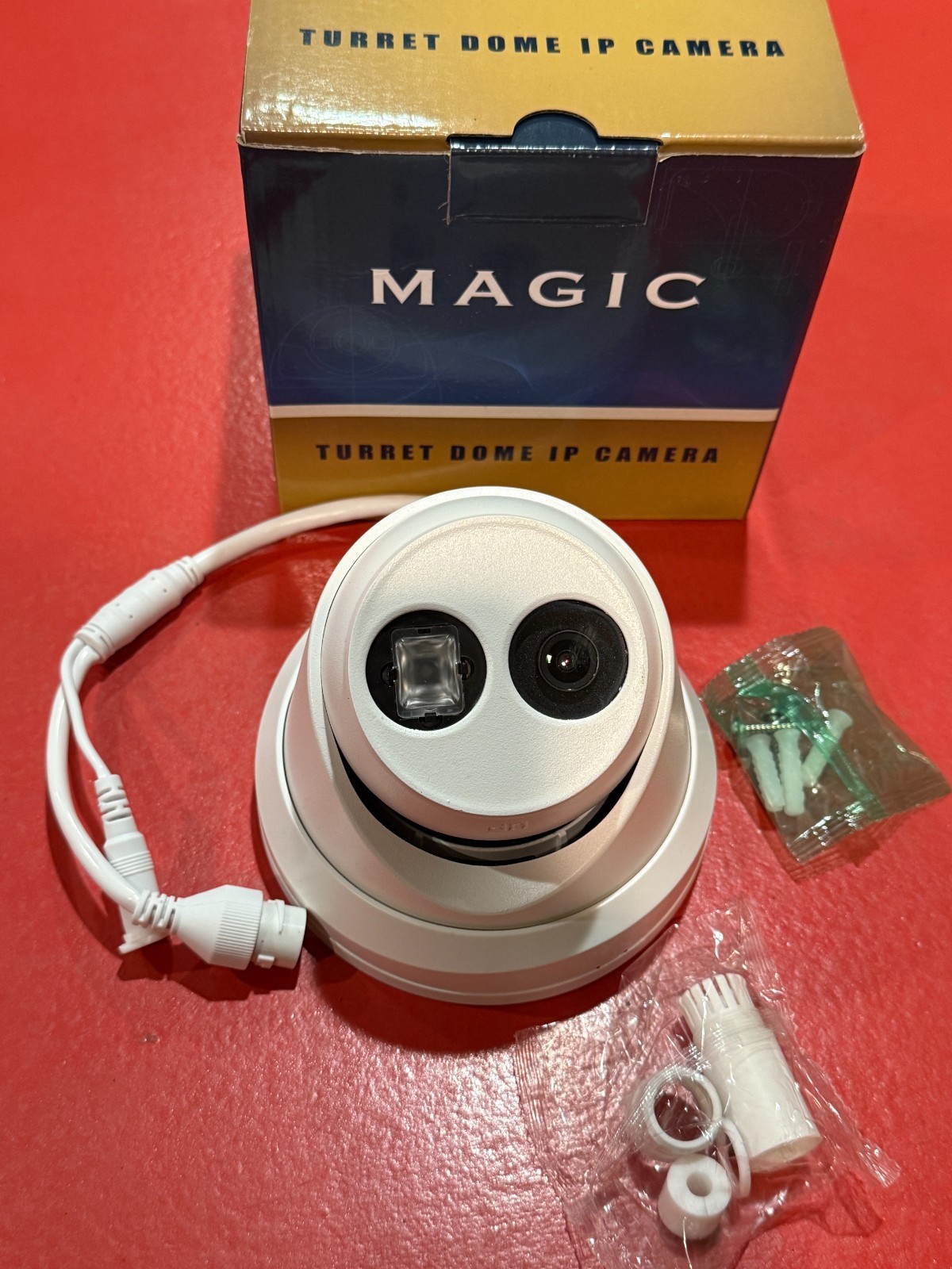 Magic Turret Dome IP Camera, Model NIU G8032-W28 2.8mm Open Box