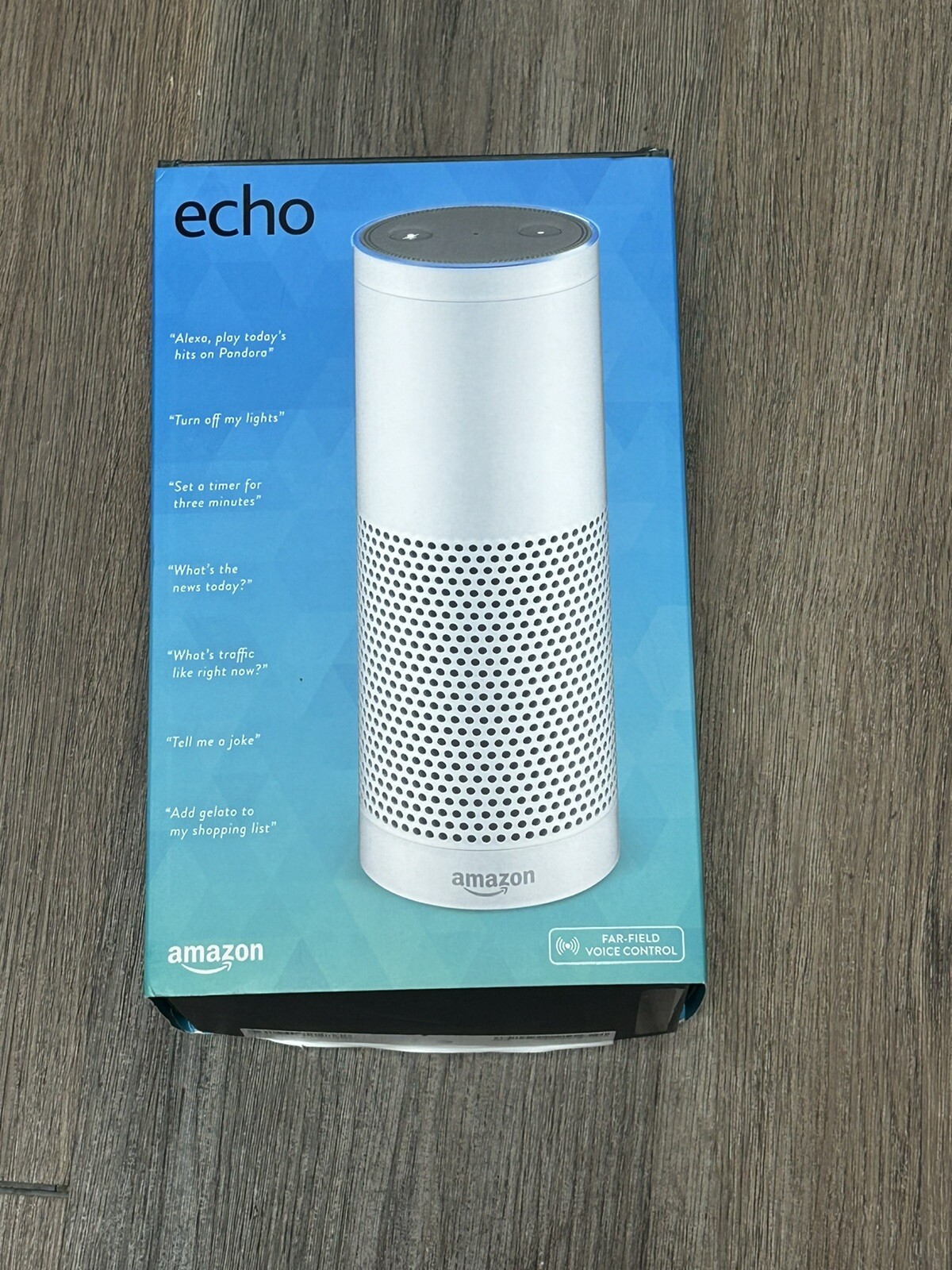 Amazon Echo Alexa Bluetooth Wi-Fi Smart Speaker 1st Generation White