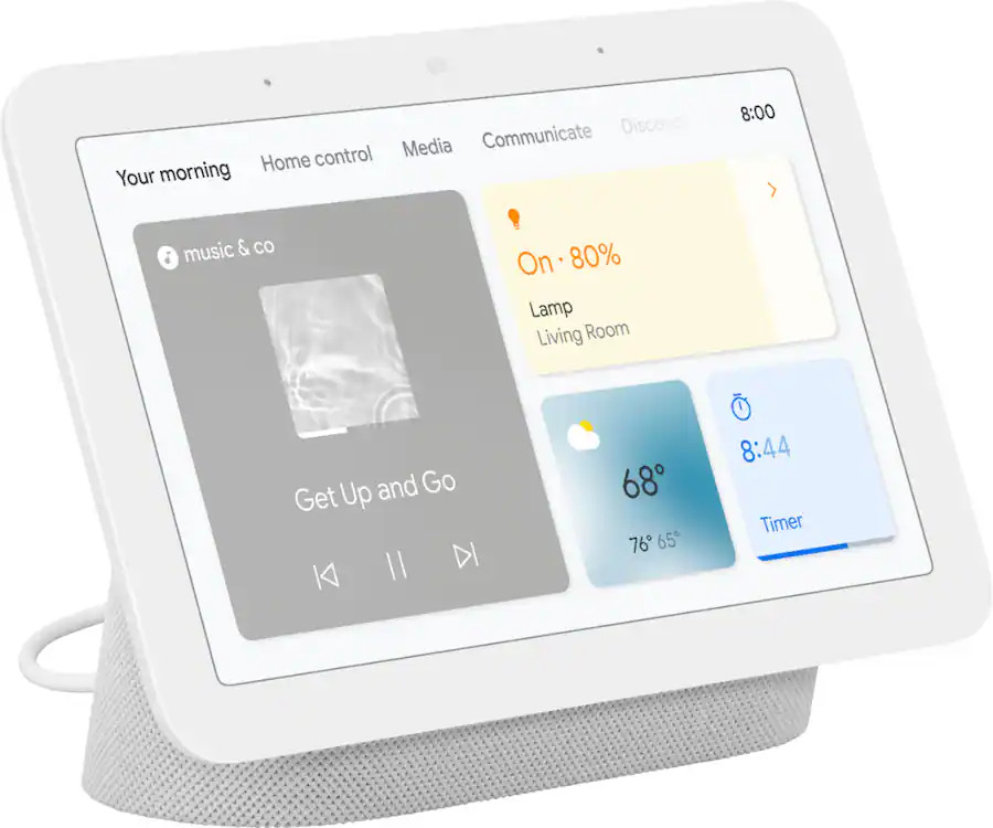 Nest Hub 2nd Gen – 7″ Smart Home Display with Google Assistant