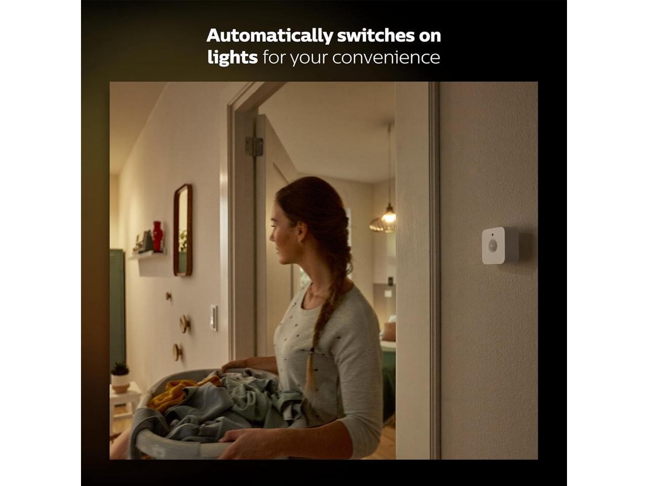 Philips Hue Motion Sensor – Exclusively for Philips Hue Smart Lights – Requires