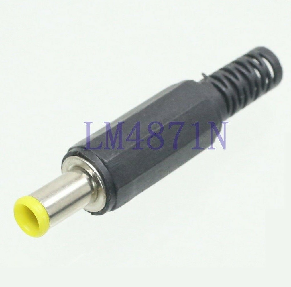 10 pcs 1.2mm x 6.0mm x 9mm Male DC Power Plug Socket Jack Connector Adapter