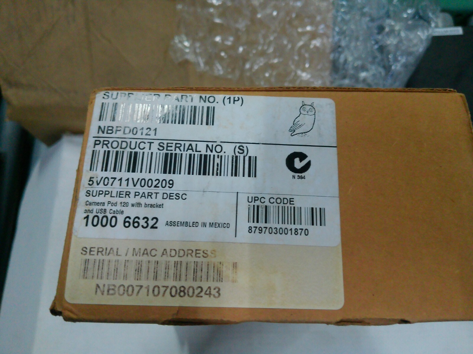 New NBPD0121 APC NetBotz Camera Pod 120