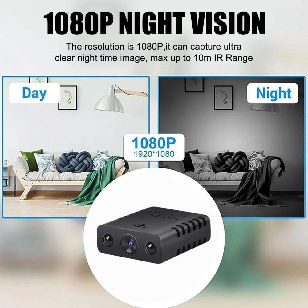 2026 Smart Mini WiFi Camera Wireless 1080P HD Night Cam w/Battery Home Security