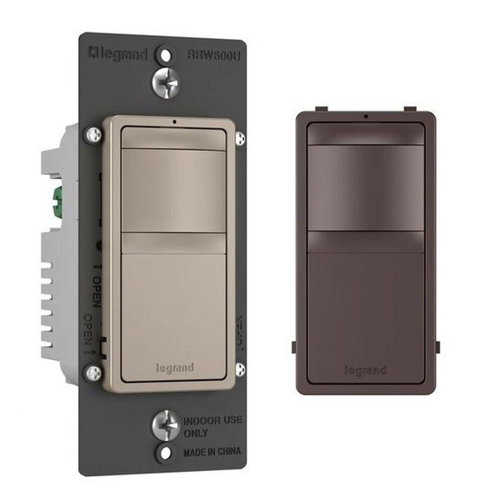 Universal Motion Sensor Legrand Radiant Nickel Dark Bronze LED RRW600UBCCCV4